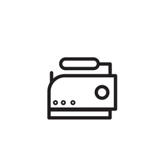 Interior Electronics Iron Outline Icon