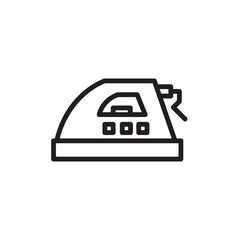 Iron Electric Steam Outline Icon