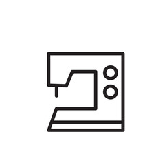 Machine Product Sewing Outline Icon