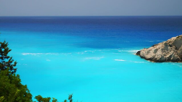 Porto Katsiki beach Greek Ionian sea