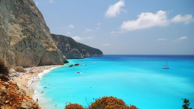 Porto Katsiki beach Greek Ionian sea