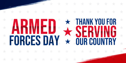 Armed Forces Day. Thank you for serving our country. Beautiful landscape background for Armed Forces Day celebration