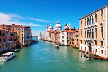 Fototapeta na wymiar Grand canal Venice city