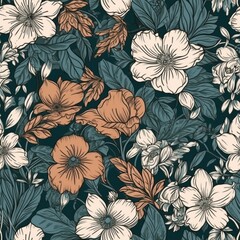 patterdesign, flowerpattern, flower, pattern, floral, seamless, illustration, design, decoration, vector, nature, flowers, wallpaper, spring, art, plant, summer, leaf, daisy, blossom, flower pattern, 