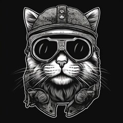 Cool Cat T-Shirt Design