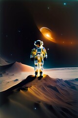 Fototapeta premium astronaut in space