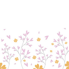 Closeup view of orange leaves for natural and freshness wallpaper concept.