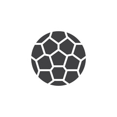Fototapeta premium Soccer ball vector icon