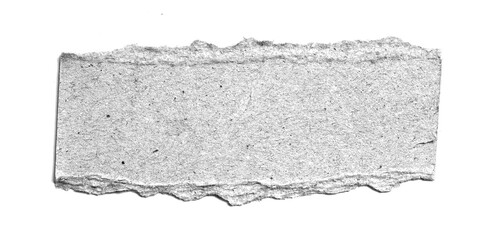 ripped paper on white background and have copy space for design in your work.