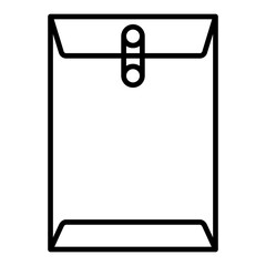 Long Envelope Line Icon