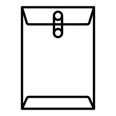 Long Envelope Line Icon