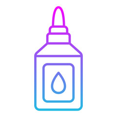 Liquid Glue Line Gradient Icon