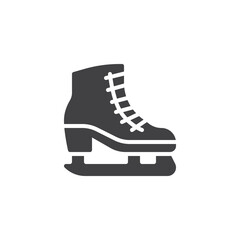 Ice Skates vector icon