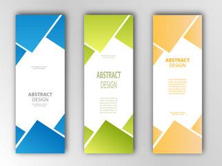 Set abstract background. Template for the cover, banner and creative design. Scalable vector illustration. Simple design.