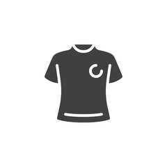 Sports jersey vector icon