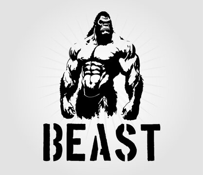 Gorilla Gym Logo Images – Browse 558 Stock Photos, Vectors, and