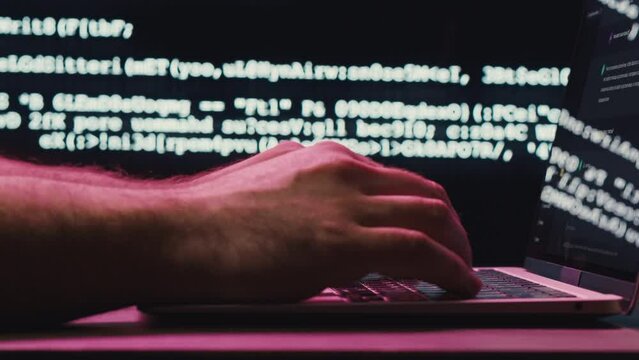 Man working with chat gpt bot AI online, connecting with AI and using a chat GPT. IT engineer software developer programmer interact with chat bot, making writing code.