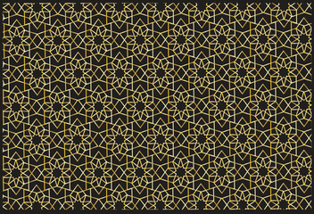Islamic pattern background vector.