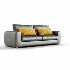 Illustration of sofa chair isolated on white background