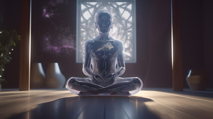 Harmony of the Soul: Meditative Majesty, AI Generative