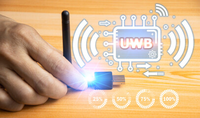 Ultra-wideband UWB is a short-range radio communication technology on bandwidths of 500MHz or...