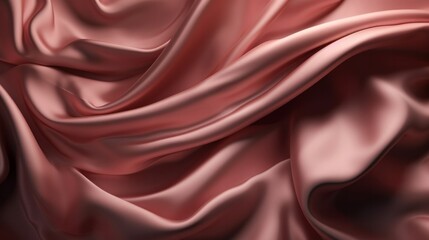 Silky or silk texture fabric material wallpaper background texture. Luxury satin flowing velvet cloth pattern. Generative ai
