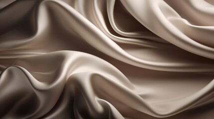 Obraz premium Silky or silk texture fabric material wallpaper background texture. Luxury satin flowing velvet cloth pattern. Generative ai
