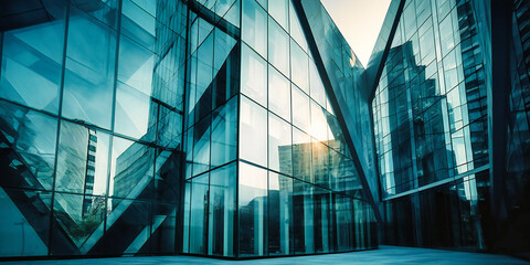 a modern building for commercial business