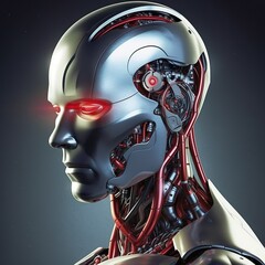 futuristische Ki, cyber security, Generative AI