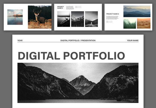 Digital Photography Portfolio Layout