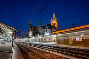 Obraz premium Poland Gdansk glowny rail station