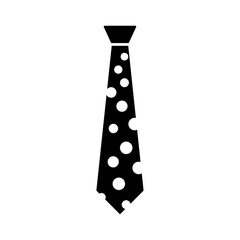 tie icon in trendy flat design