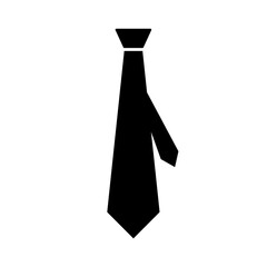 tie icon in trendy flat design