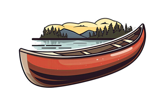 canoe trip clip art