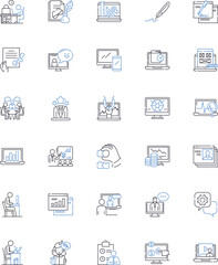 Creativity and imagination line icons collection. Innovation, Inspiration, Artistry, Ingenuity, Vision, Originality, Perception vector and linear illustration. Fantasy,Inventiveness,Creativeness