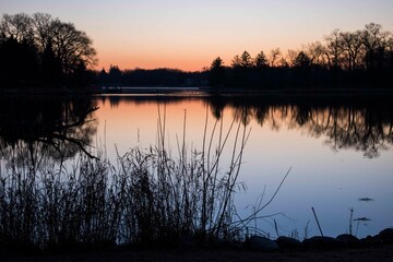 Sunset on the lake