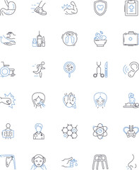 Sharp nutrition line icons collection. Balanced, Cleanse, Boost, Detoxify, Energy, Essential, Fresh vector and linear illustration. Fuel,Green,Health outline signs set