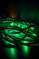 Neon Wires. (AI) 