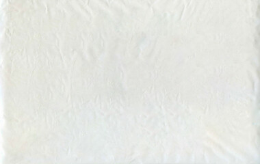 White background texture of ecological package or plastic bag with d2w additive. Such plastic does not pose a threat to the environment and does not pose a danger to animals and plants.