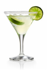 cocktail with lime