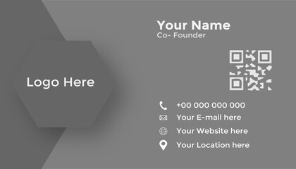 Business card design, Clean professional business card template, visiting card, abstract business card template color.