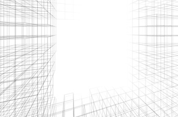 abstract geometric background 3d rendering