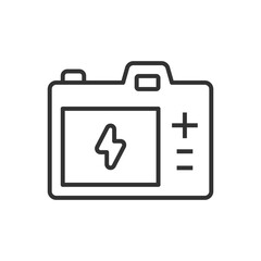 Camera Flash Light Mode Icon