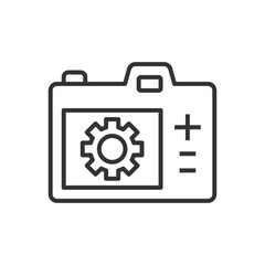 camera setting icon - camera option icon