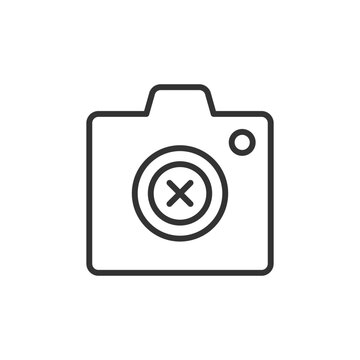 Delete Camera Icon - Camera Remove Icon