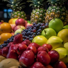 Colorful Fruit Stand