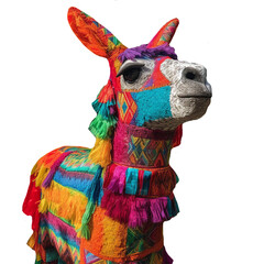 Festive Mexican piñata.Generative AI technology.