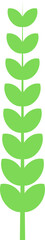 Leaf Plant Shape Design Element 01