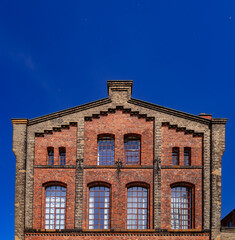 Fototapeta premium old brick building facade