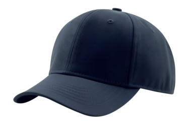 Dark blue baseball cap cut out